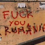 Graffiti Fuck you Romania | Fuck you Russia