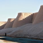 historische Stadtmauer in Xiva